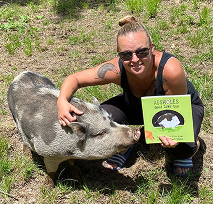 Book lovers (two and four-legged) are all about A**holes who need love too!