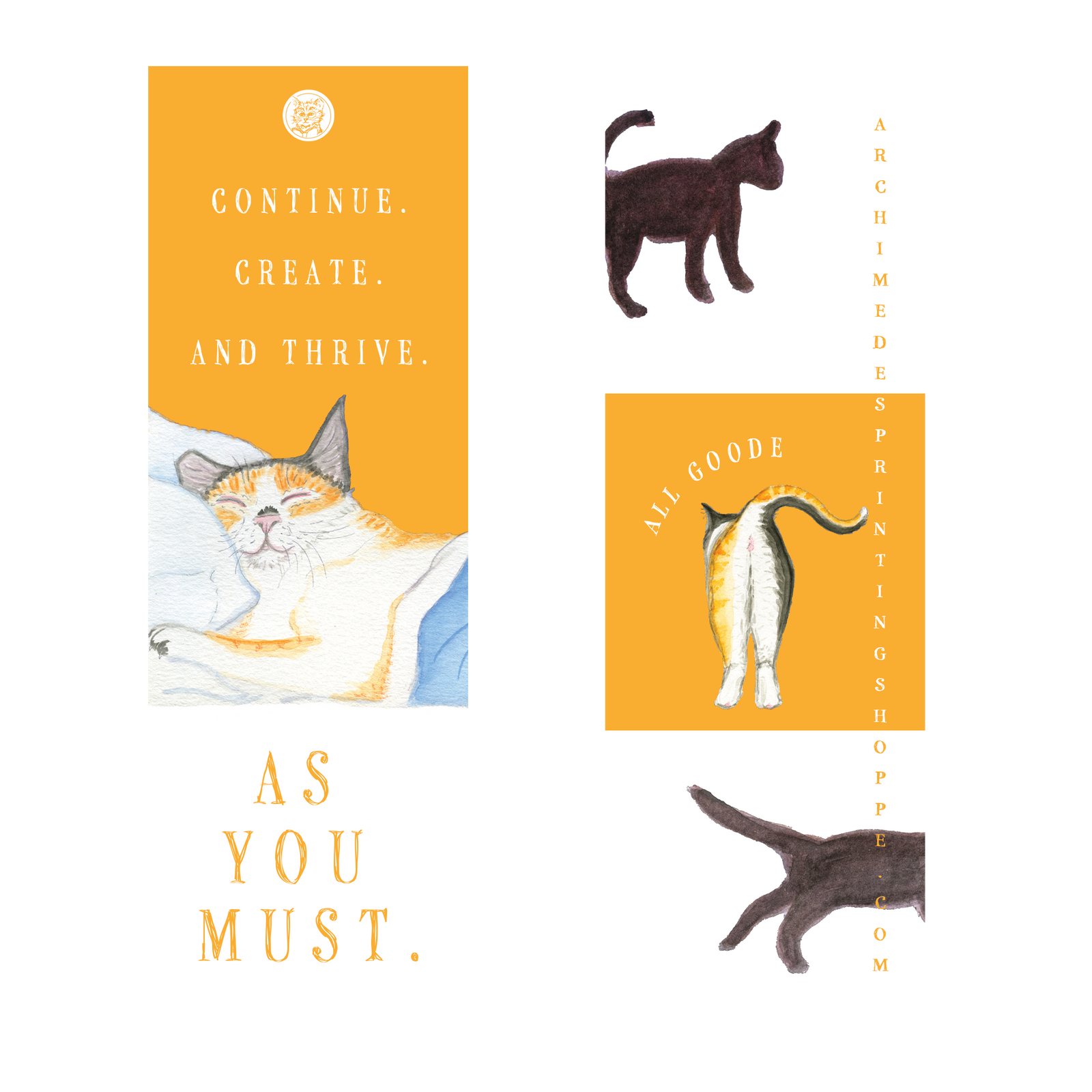 Continue. Create. And Thrive. Bookmark