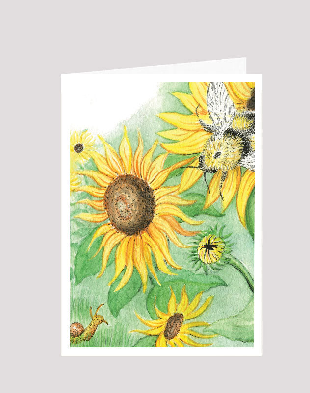 Sunflower Large Card