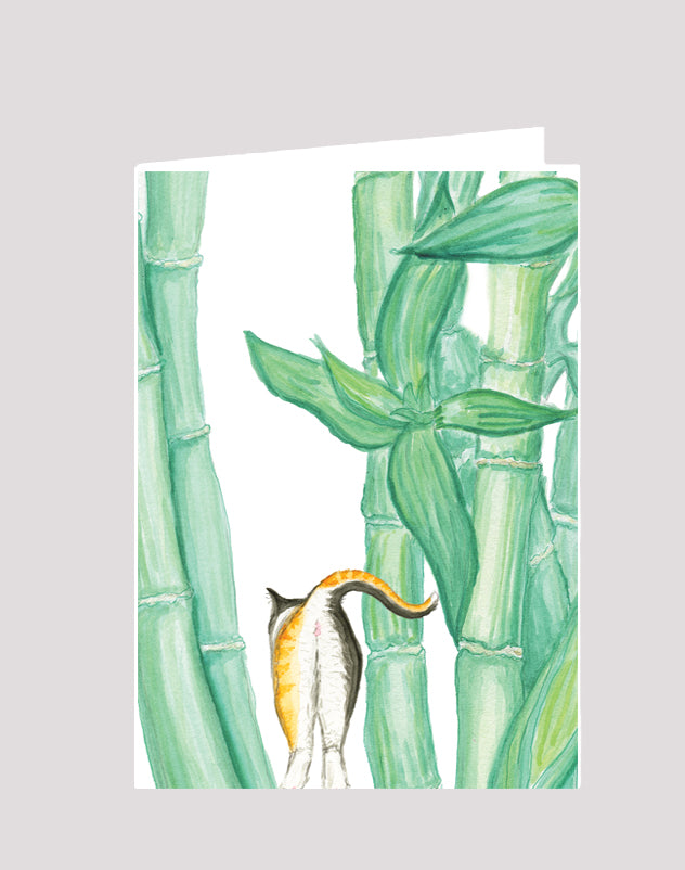 "Backside Bamboo" Card